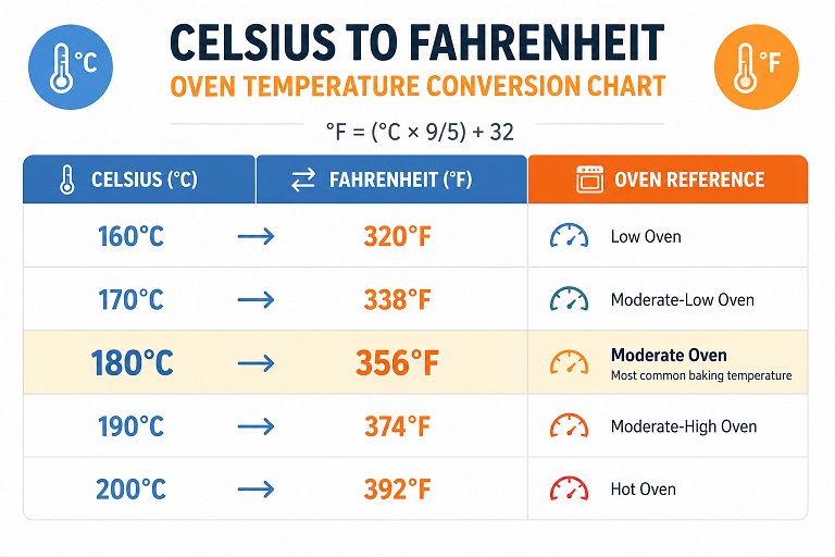 Celsius to Fahrenheit temperature conversion