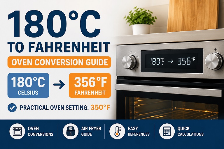 180 Celsius to Fahrenheit: Quick Oven Conversion Guide