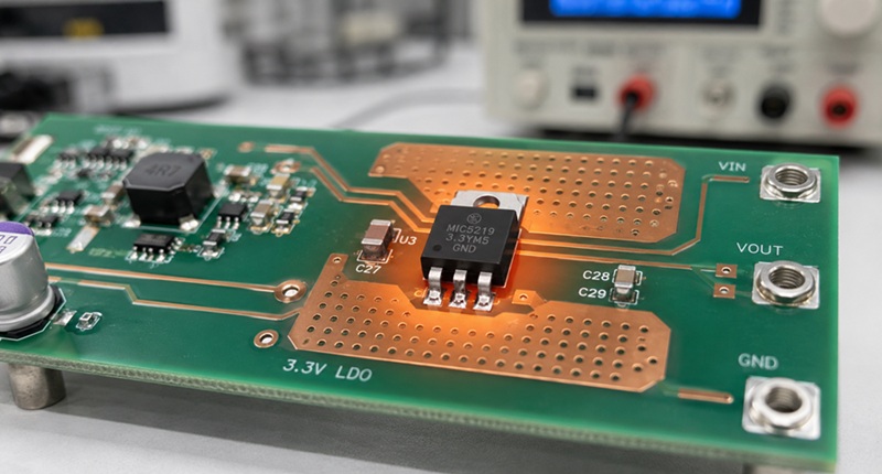 LDO regulator thermal design on PCB