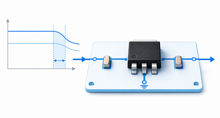 LDO input margin and dropout voltage illustration