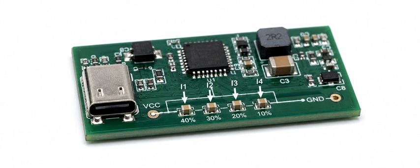 Parallel MLCCs current sharing on PCB