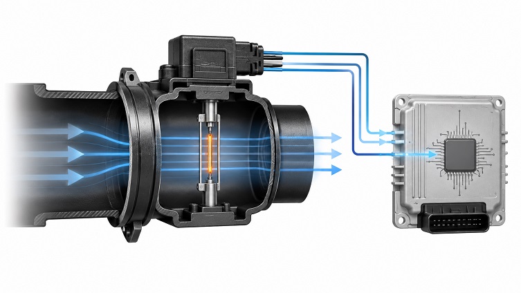 how mas air flow sensor work