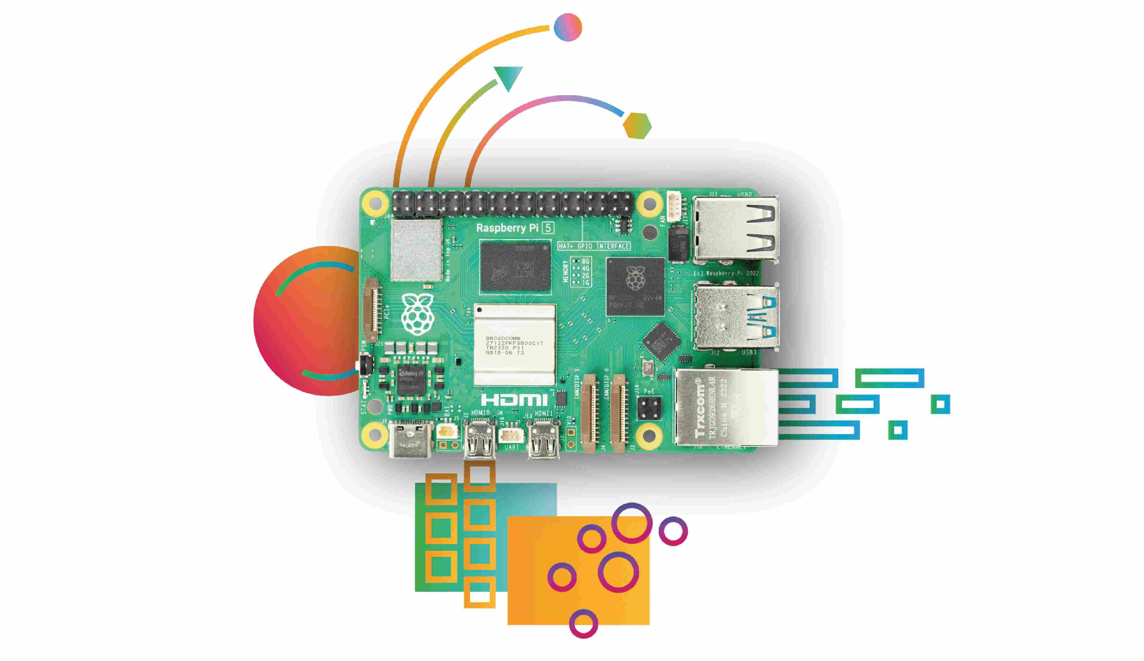 Raspberry Pi 5 single board computer used as the reference platform for Raspberry Pi alternatives comparison