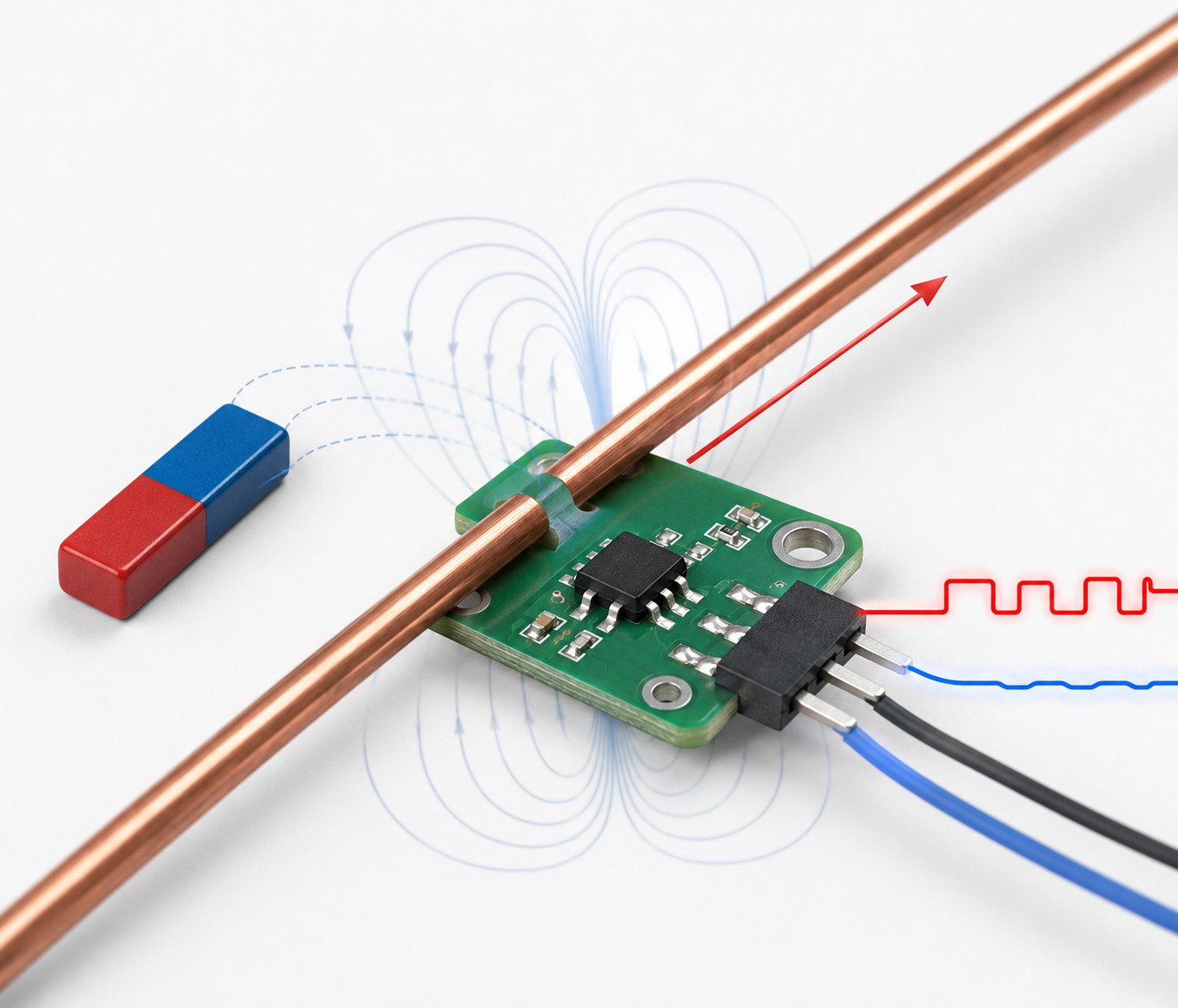 Hall Effect Sensor: Working Principle, Types, Circuits and Applications